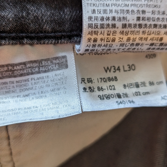 Mens Levis 505 Straight fit Jeans 34/30 - Picture 3 of 3